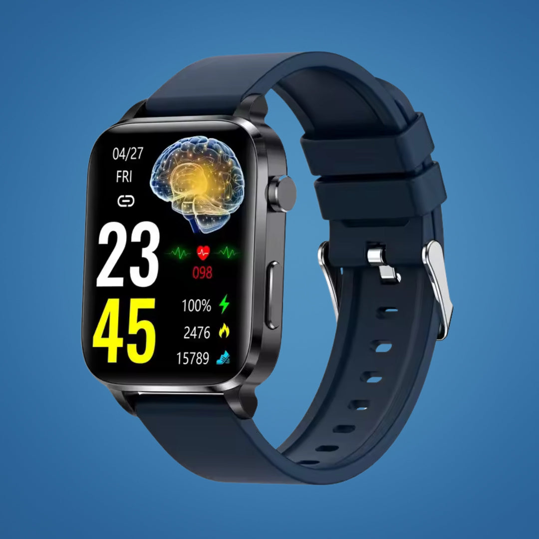 GlucoWell | Non-Invasive Diabetes Smartwatch – Blood Sugar Monitor – HD Display – Pain-Free Glucose Tracking for Adults Bowlift