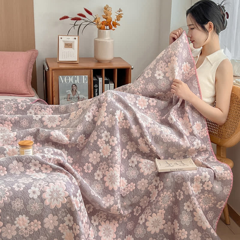BowLift | Reverie Floral Cotton Gauze Blanket