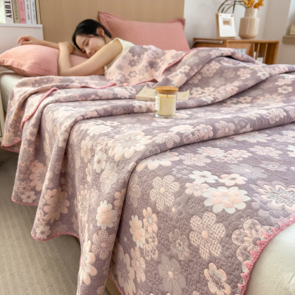 BowLift | Reverie Floral Cotton Gauze Blanket