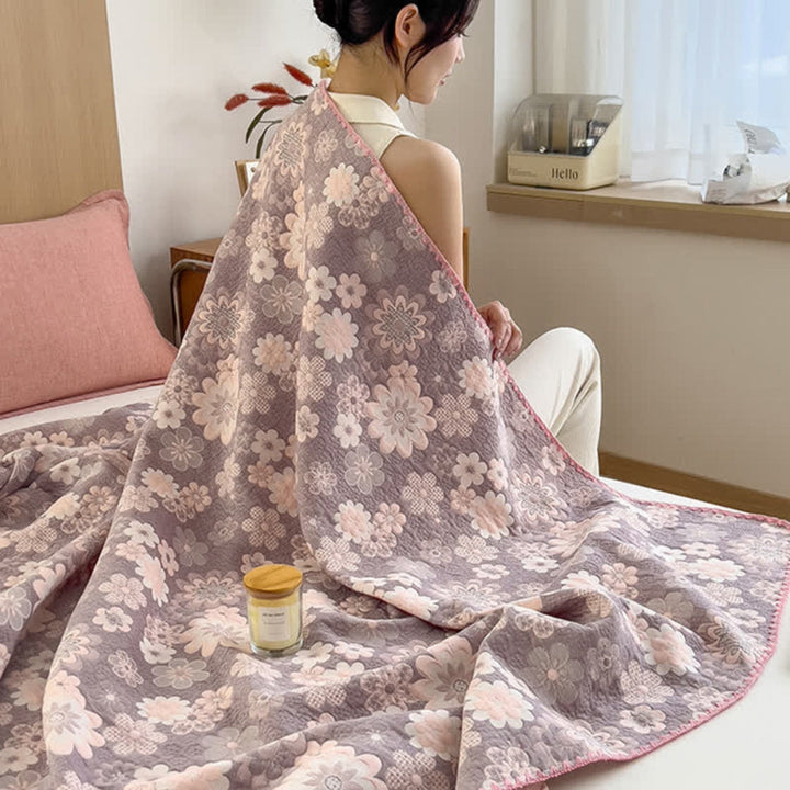 BowLift | Reverie Floral Cotton Gauze Blanket