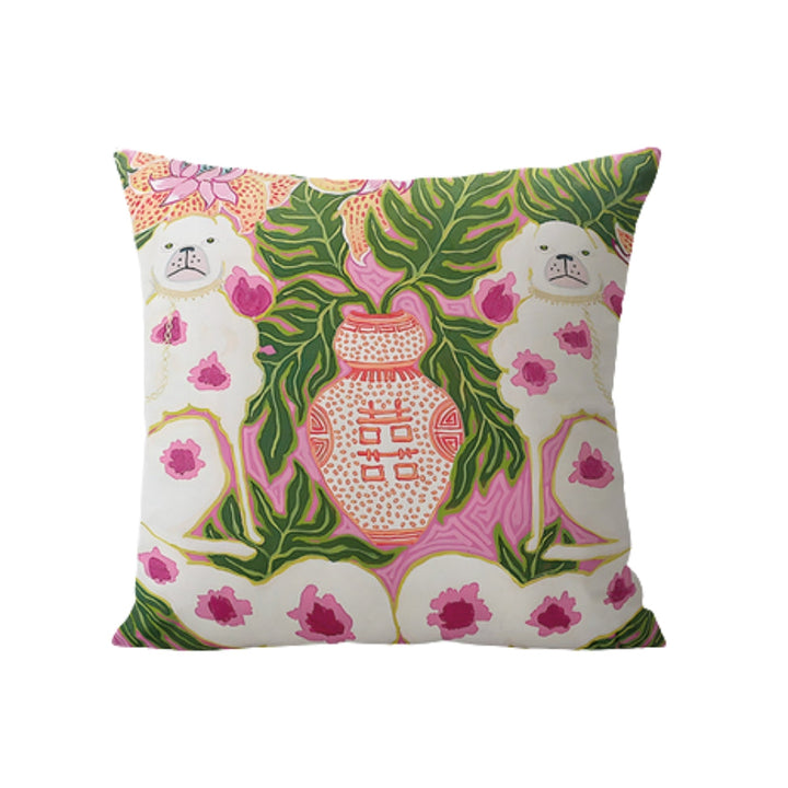 BowLift | Blush Pink Dog Tassel Cushion Cover