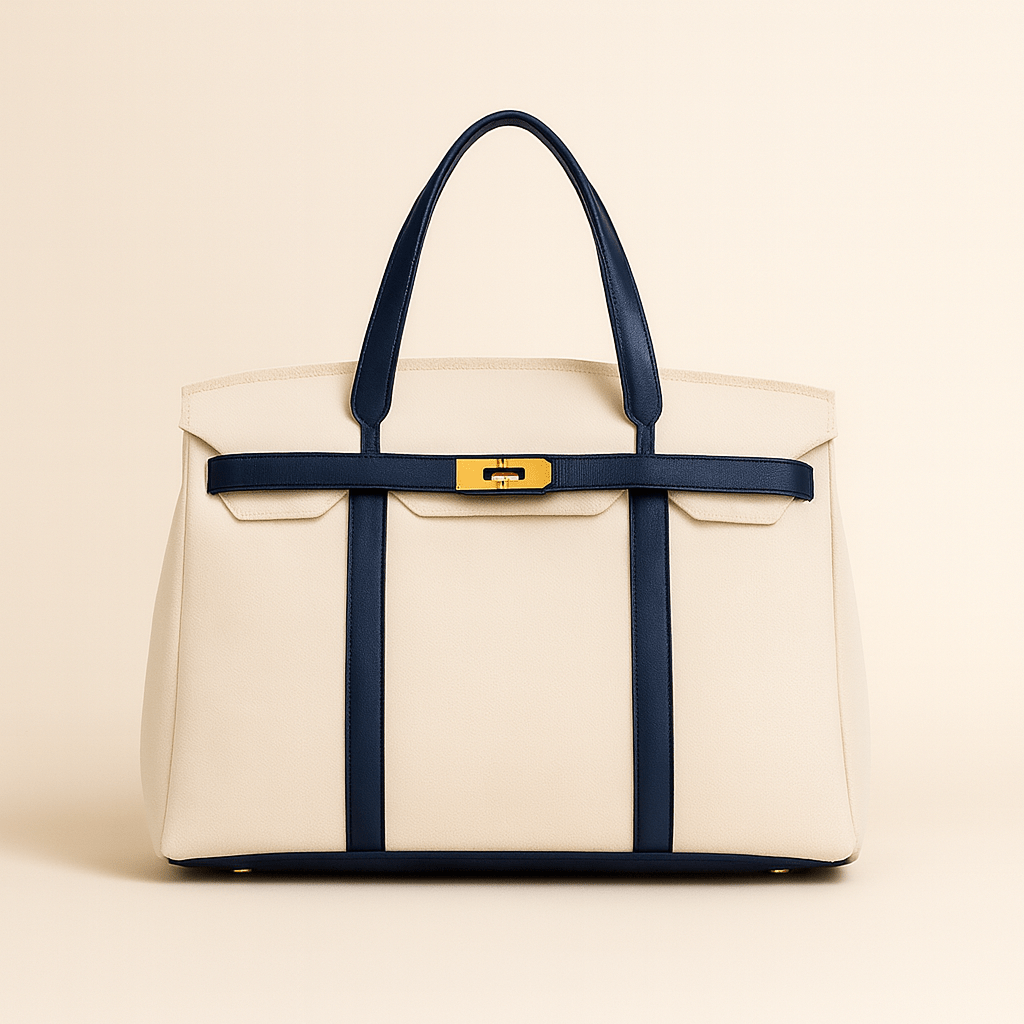 BowLift | Premium canvas shopper with reinforced steel details