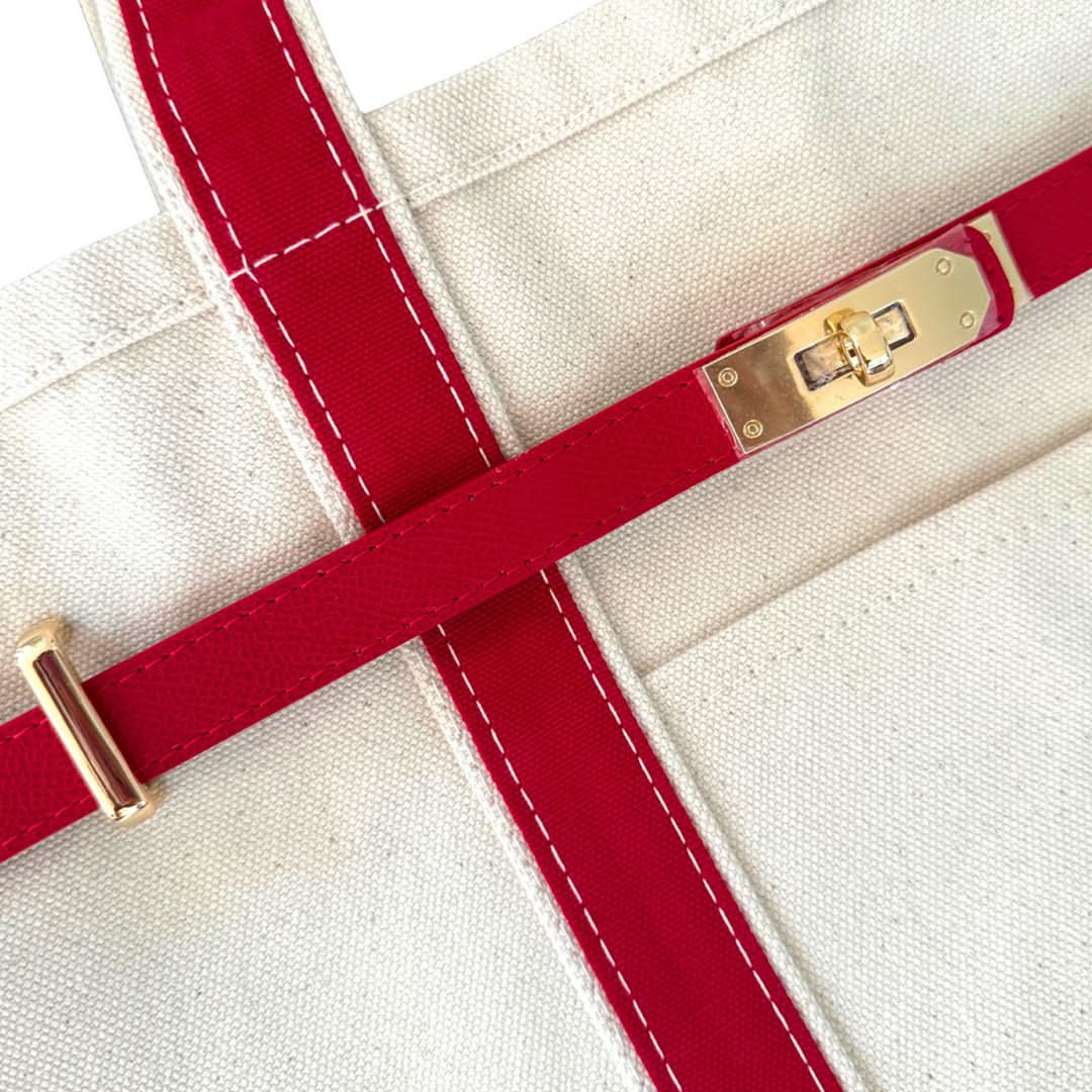 BowLift | Premium canvas shopper with reinforced steel details