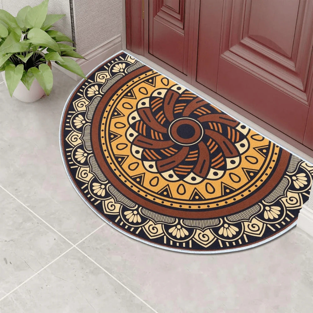 BowLift | Bohemian Half Round Mandala Rug