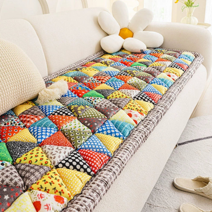BowLift | Bohemian Printed Quilted Sofa Cover