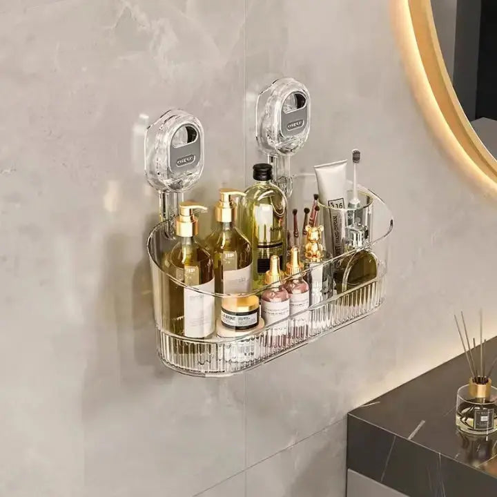 BowLift | Drill-free suction cup bathroom storage box