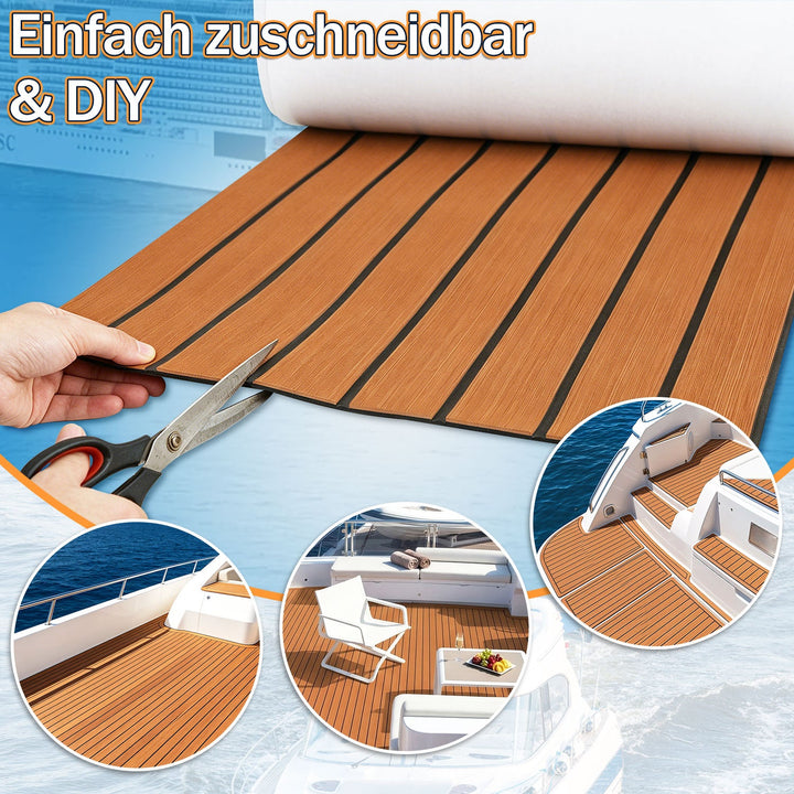 Boot Flooring EVA Teak Flooring Self-Adhesive | Bowlift