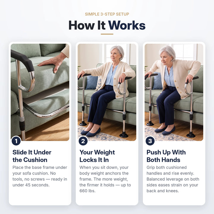 BowLift | Adjustable Sofa Standing Aid