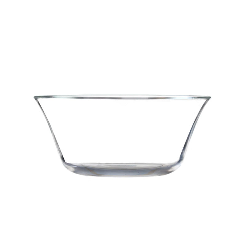 BowLift | Heat-Resistant Tempered Transparent Glass Bowl Creative Household Large Salad Bowl Soup Bowl Microwave Oven Dedicated Large, Medium And Small Three-Piece Set