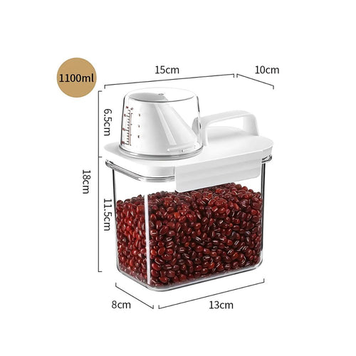 BowLift | Clear Cereal and Grain Organizer