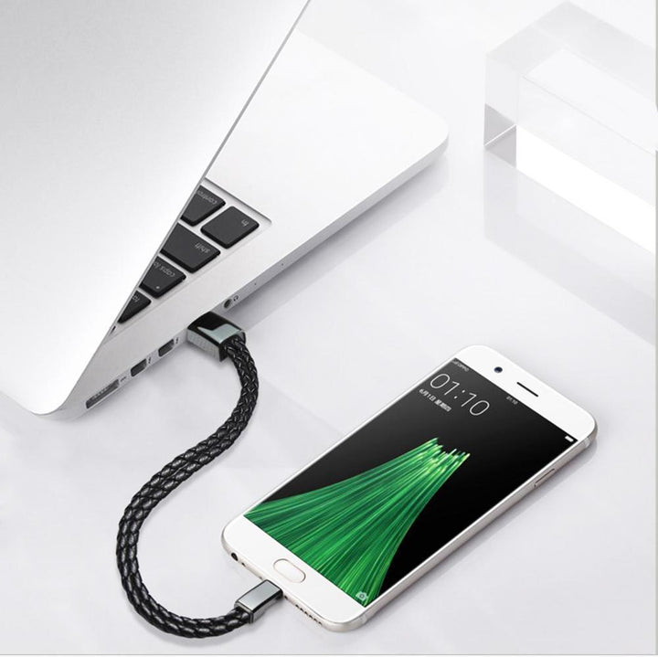BowLift | Leather Bracelet USB Charging Cord Lightning Cable iphone and Android