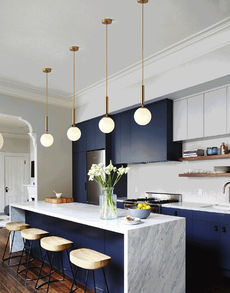 Nordic Glass Pendant Lamps | Bowlift