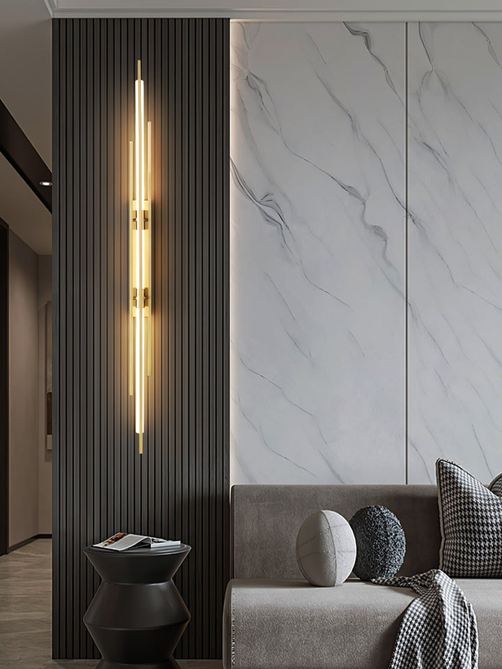 BowLift | LuxeAura – Opulent Gold Wall Light for Elegant Spaces