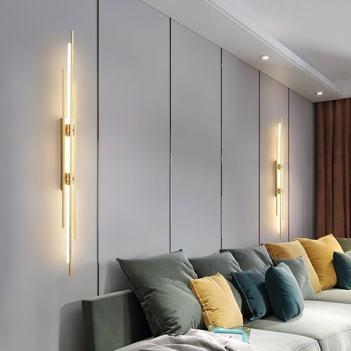 BowLift | LuxeAura – Opulent Gold Wall Light for Elegant Spaces
