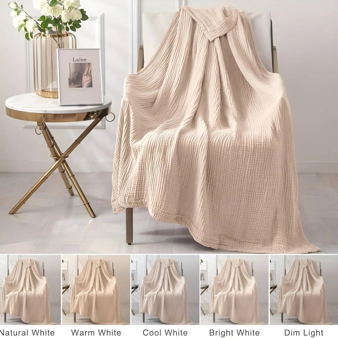 BowLift | BreezeCotton Luxury Cotton Blanket for Every Season