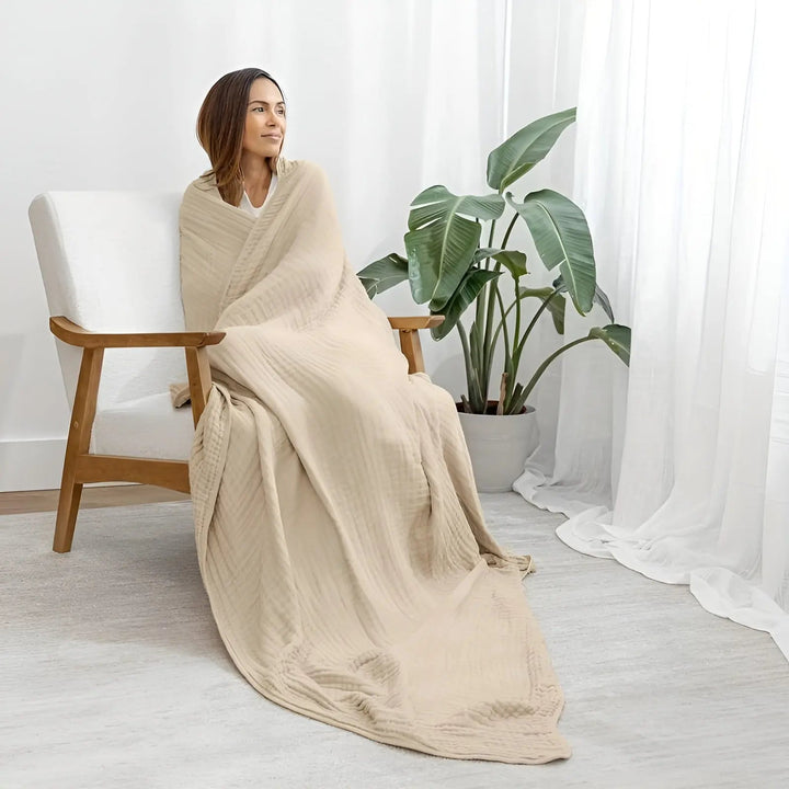 BowLift | BreezeCotton Luxury Cotton Blanket for Every Season