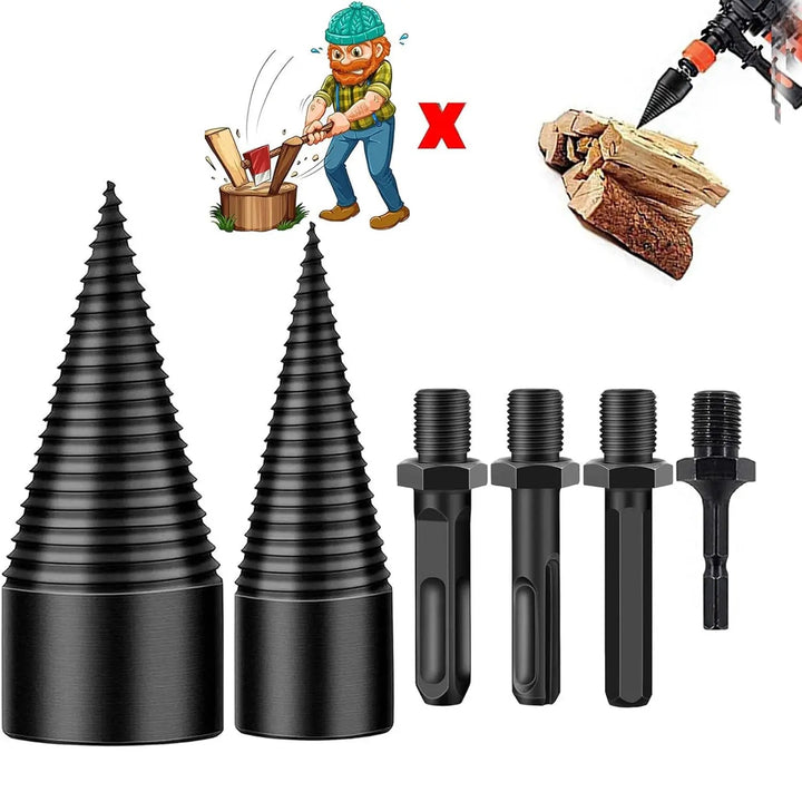 BowLift | Firewood Drill Bit Set – Split wood easily with the cordless drill