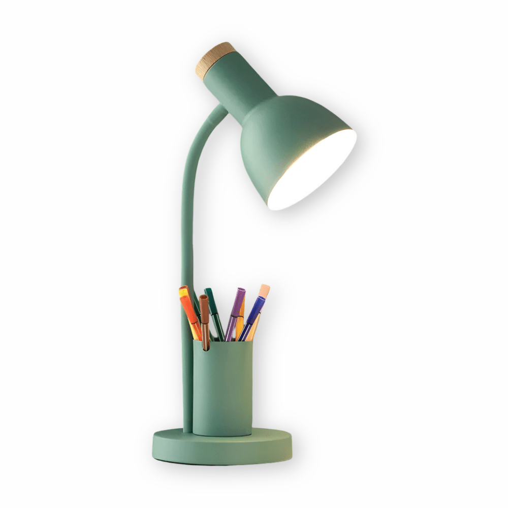 BowLift | LED Table Lamp with Pen Holder for Organization & Style