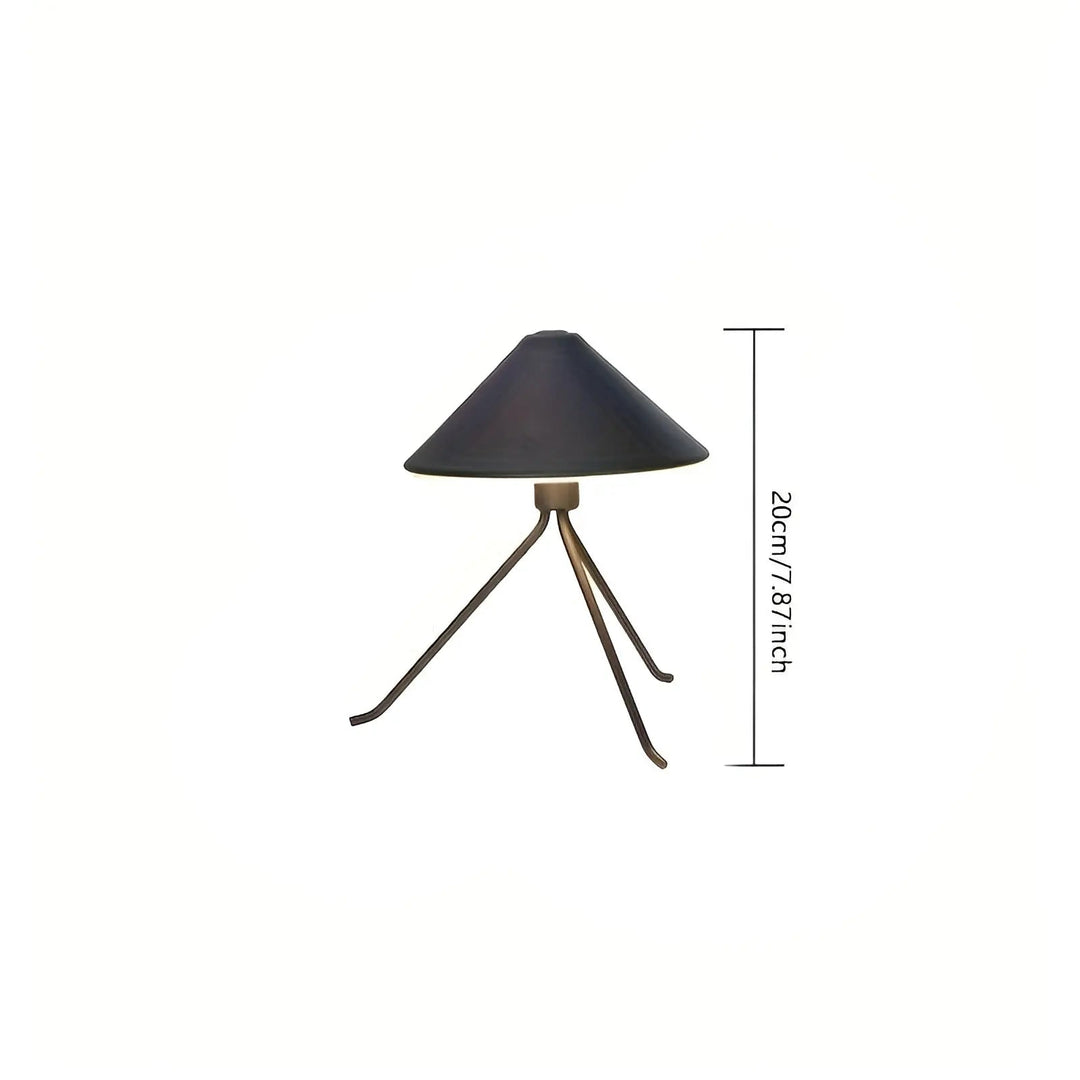 BowLift | Eleganza Luxe Table Lamp – USB Rechargeable LED Lighting with Chic Design in Black, Gold and Silver
