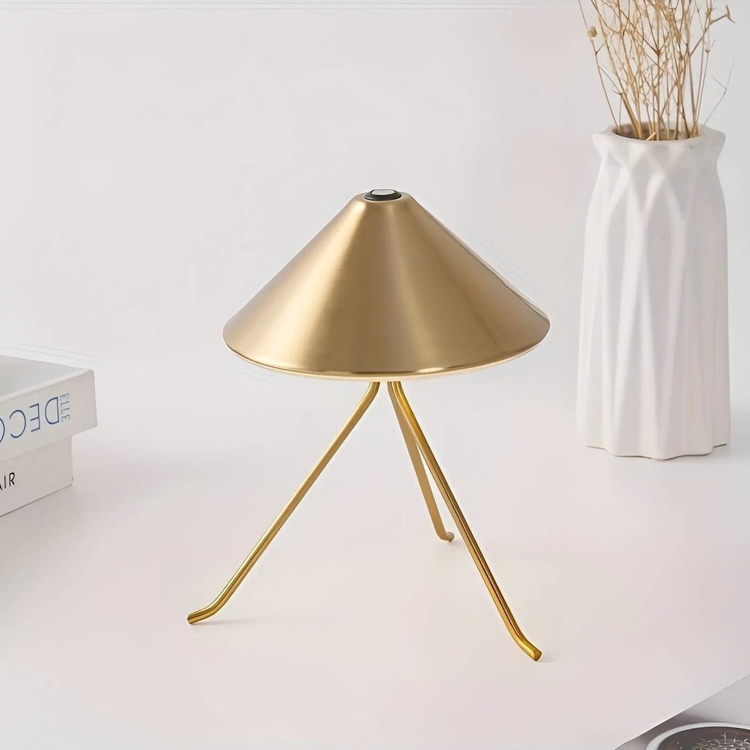 BowLift | Eleganza Luxe Table Lamp – USB Rechargeable LED Lighting with Chic Design in Black, Gold and Silver