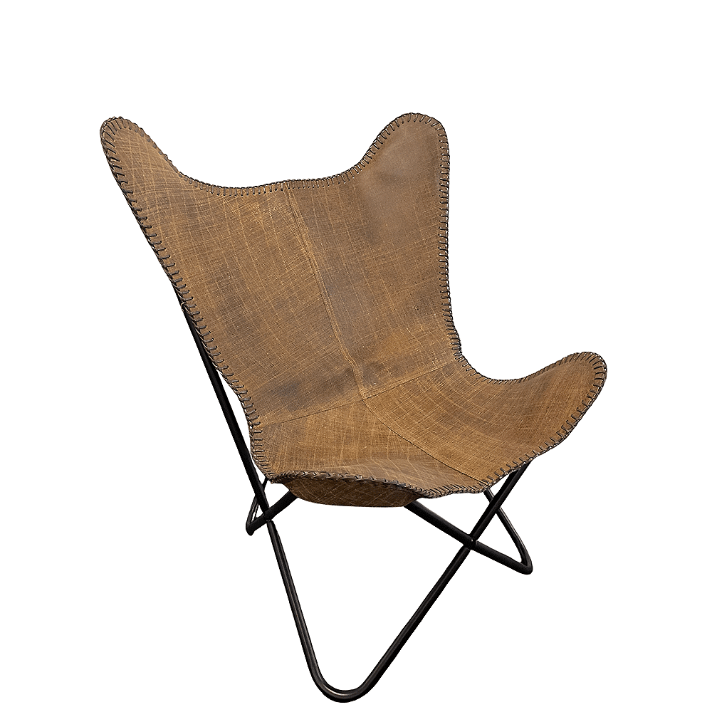 Bat chair made of real leather (available in different colors) | Bowlift