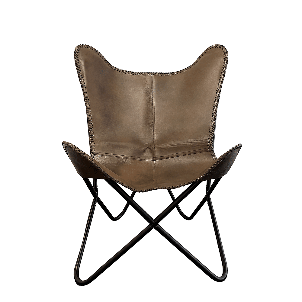Bat chair made of real leather (available in different colors) | Bowlift