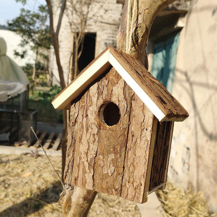 BowLift | Wooden Hanging Outdoor Bird House Nest