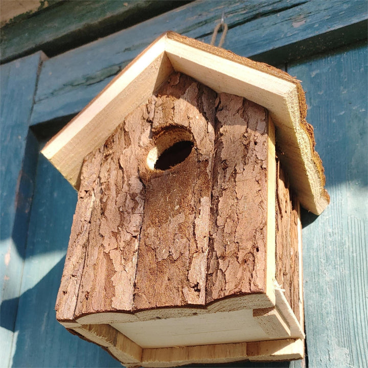 BowLift | Wooden Hanging Outdoor Bird House Nest