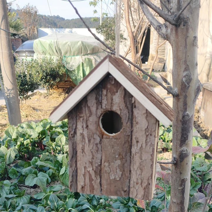 BowLift | Wooden Hanging Outdoor Bird House Nest