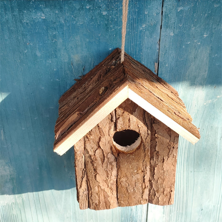 BowLift | Wooden Hanging Outdoor Bird House Nest
