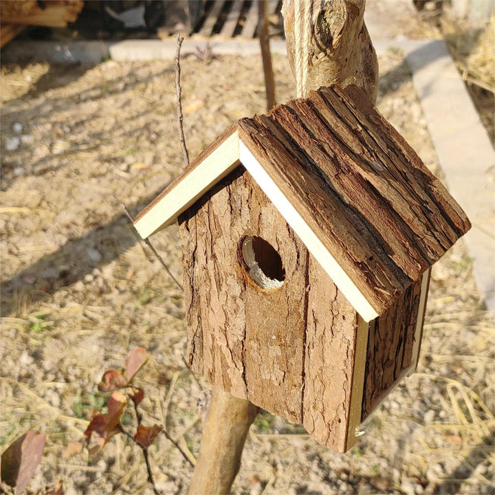 BowLift | Wooden Hanging Outdoor Bird House Nest