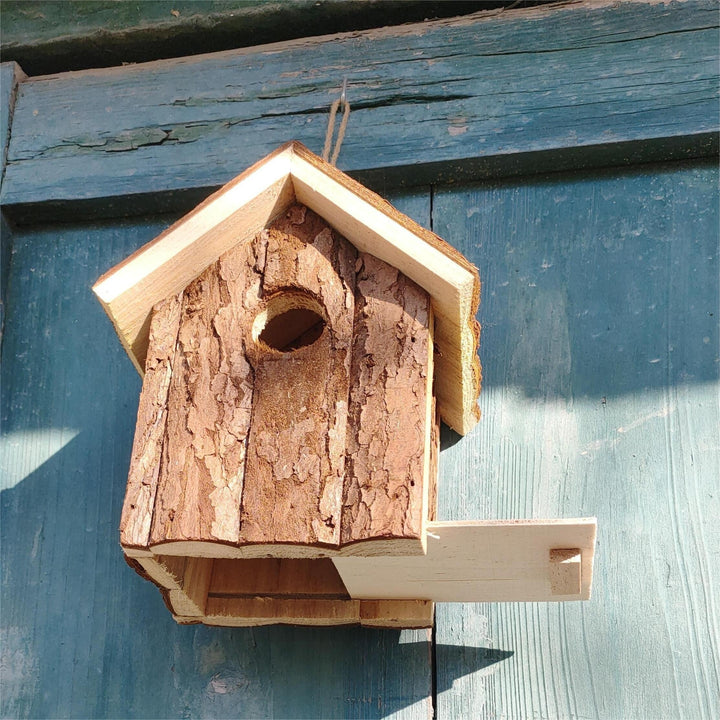 BowLift | Wooden Hanging Outdoor Bird House Nest