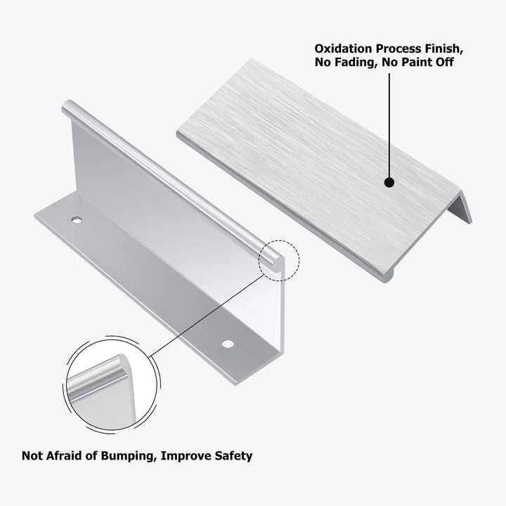 Bowliftack Kitchen Cabinet Finger Edge Drawer Handles | Bowlift