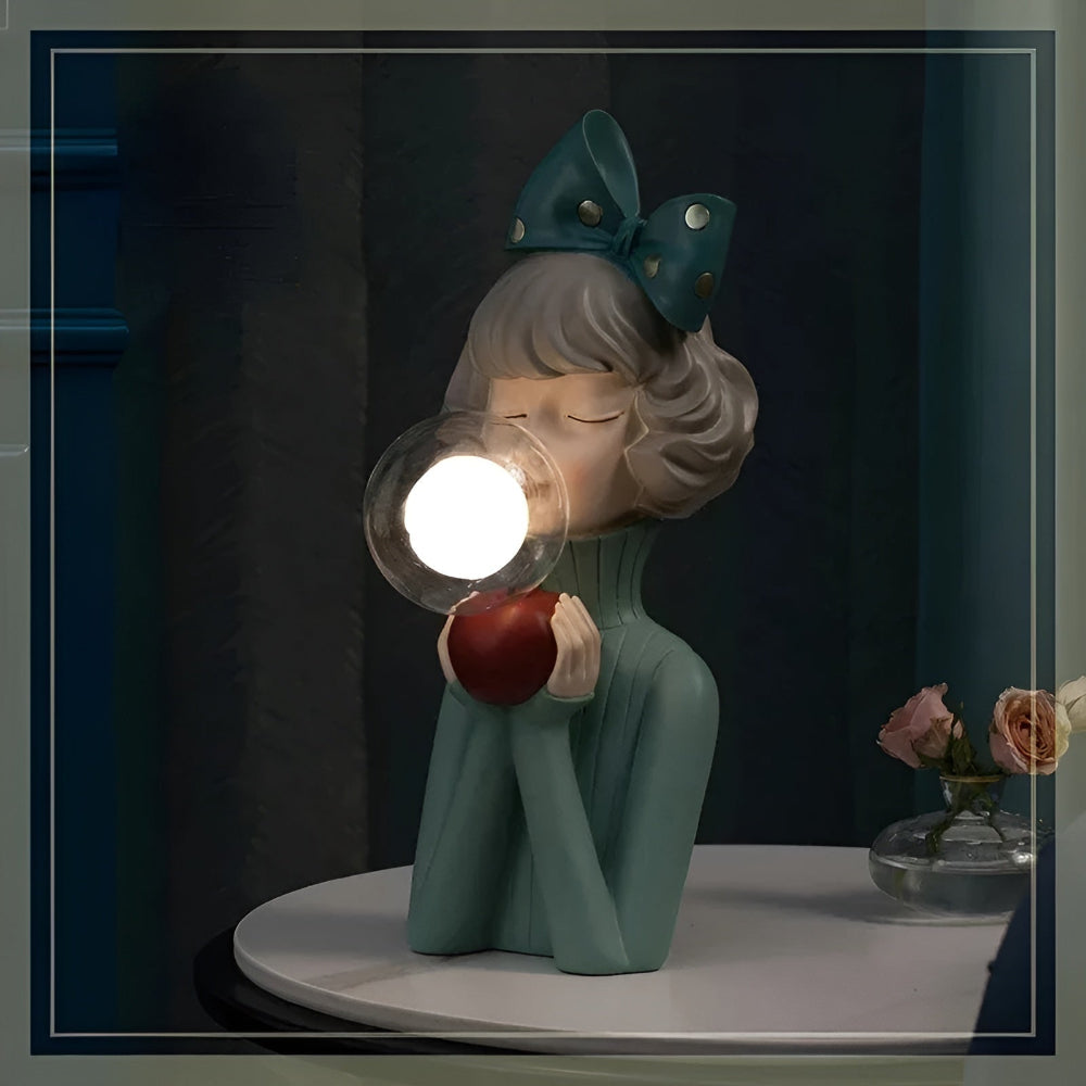 BowLift | BubbleFairies Table Lamp – Enchanting Quartet Cartoon Girl Figurine Light