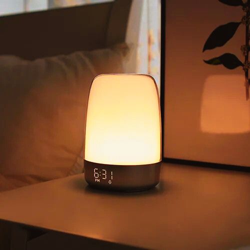 BowLift | LED Alarm Clock with Sunrise Simulation – Compact and Adjustable Brightness