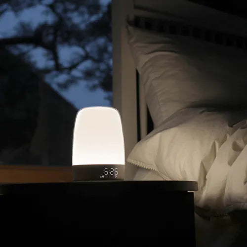 BowLift | LED Alarm Clock with Sunrise Simulation – Compact and Adjustable Brightness