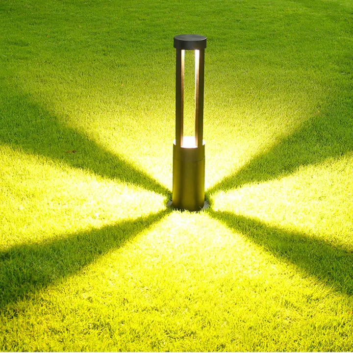 StoneGlow - Energy-efficient LED Garden Post Lamp | Waterproof and Modern Outdoor Lighting | Bowlift