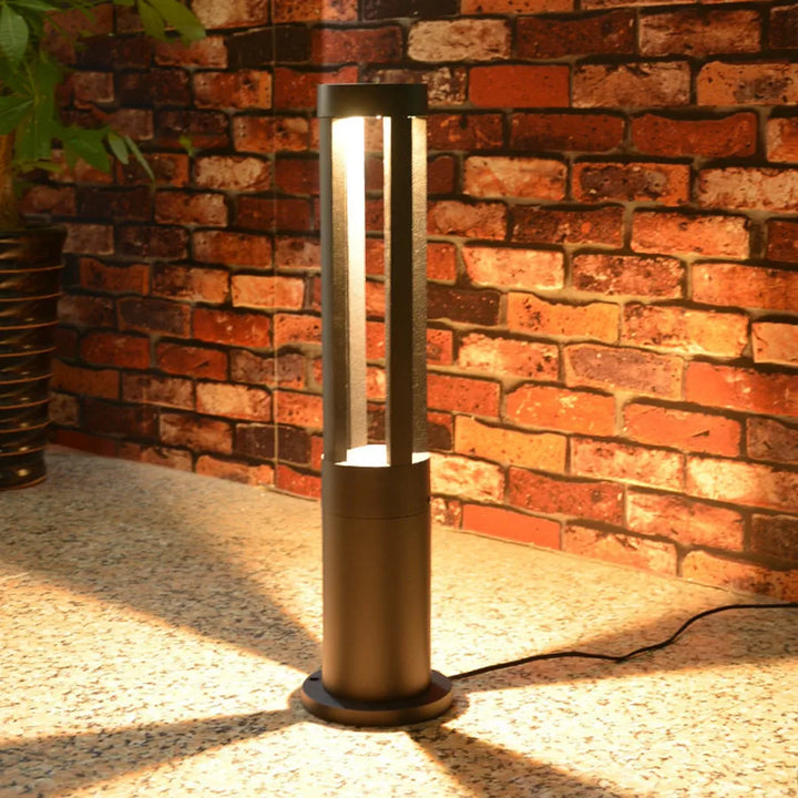 StoneGlow - Energy-efficient LED Garden Post Lamp | Waterproof and Modern Outdoor Lighting | Bowlift