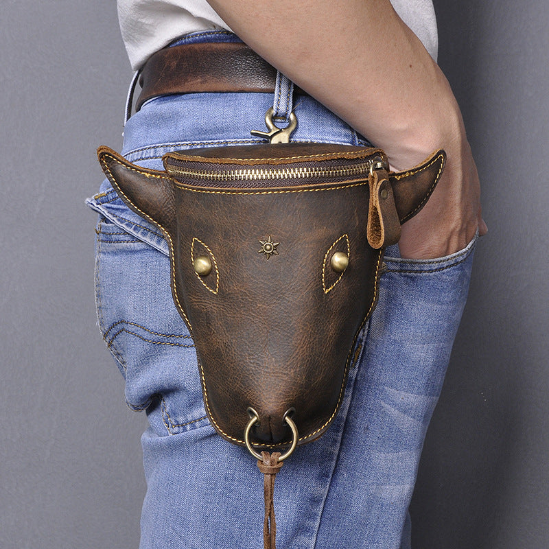 BowLift | Elegant Leather Hip Pouch for Men