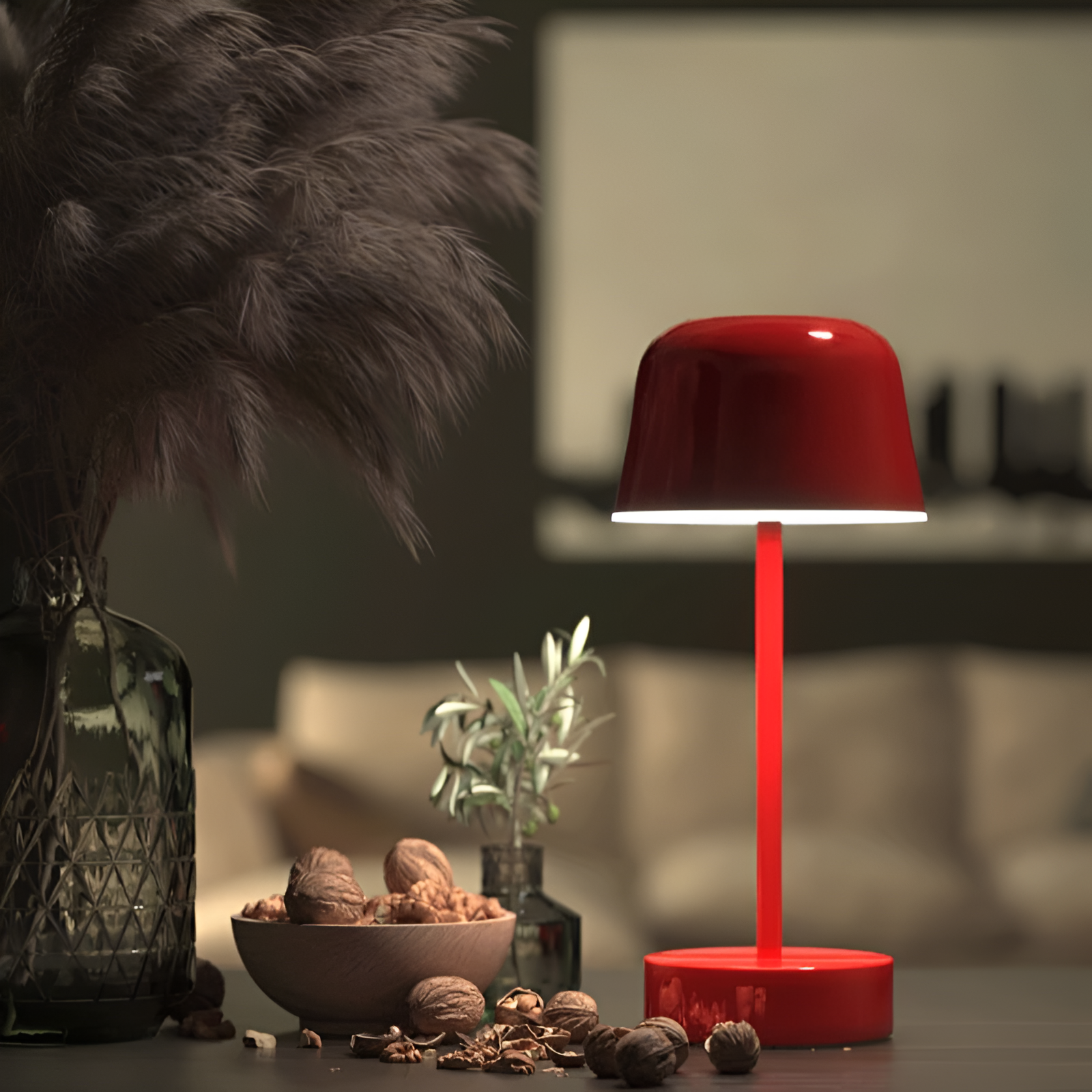BowLift | Wireless LED Table Lamp in Retro Design
