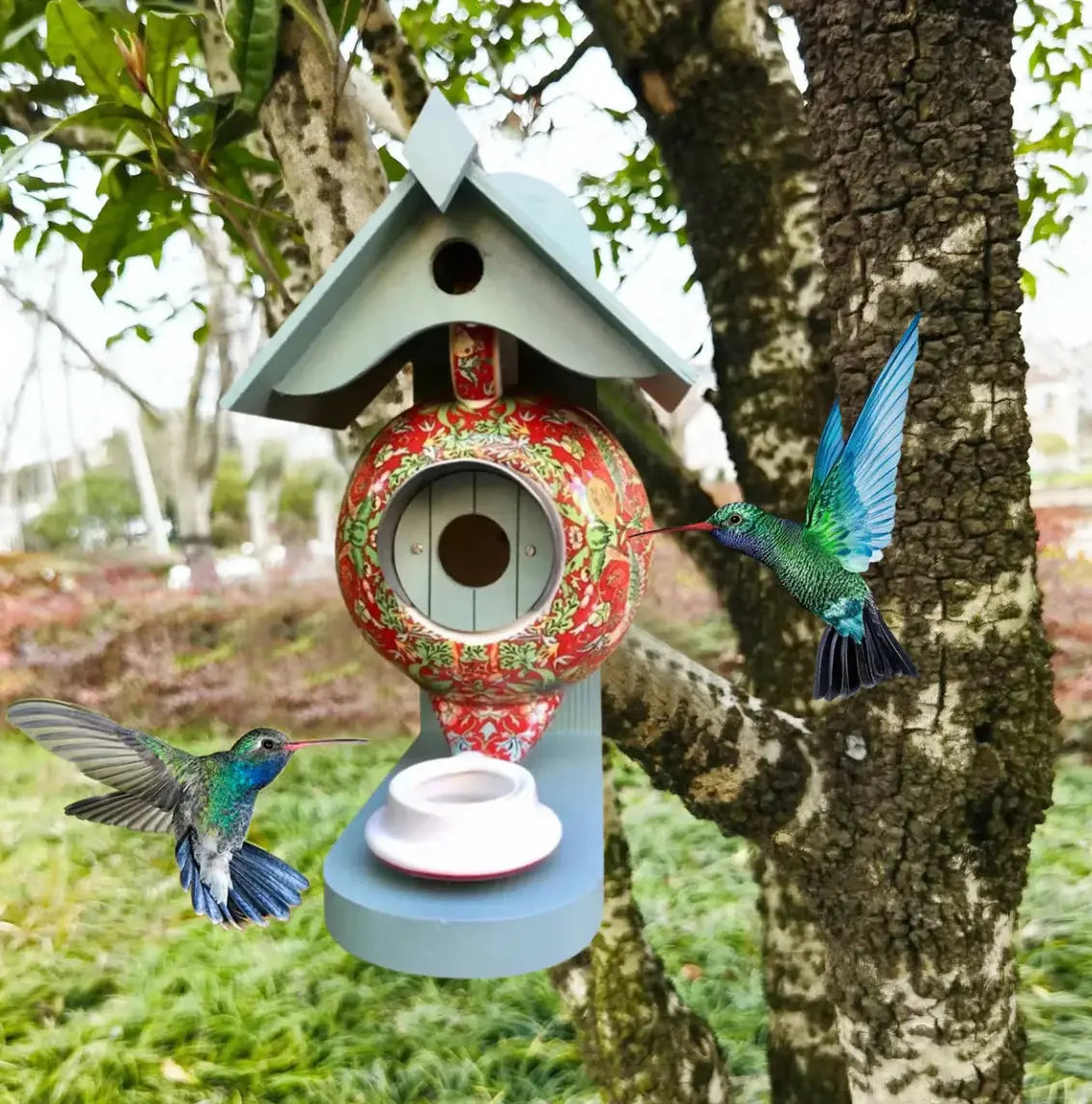 BowLift | Colorful Teapot Birdhouse