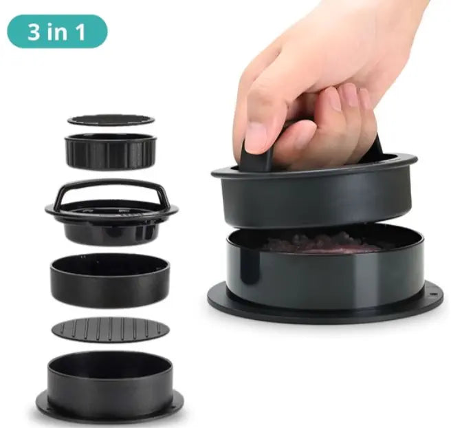 Burger press with twist lock for perfect patties | Bowlift