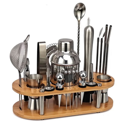 BowLift | Professional 23-Piece Bartender Cocktail Shaker Set