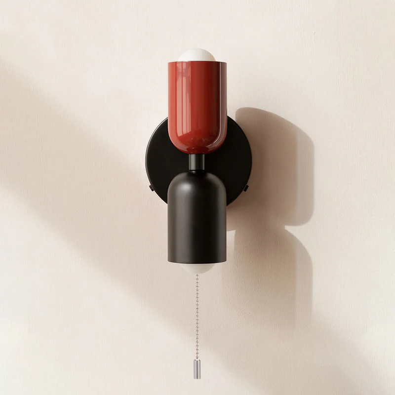 BowLift | Wall Light Modern Dual Glass Sconce Fixture