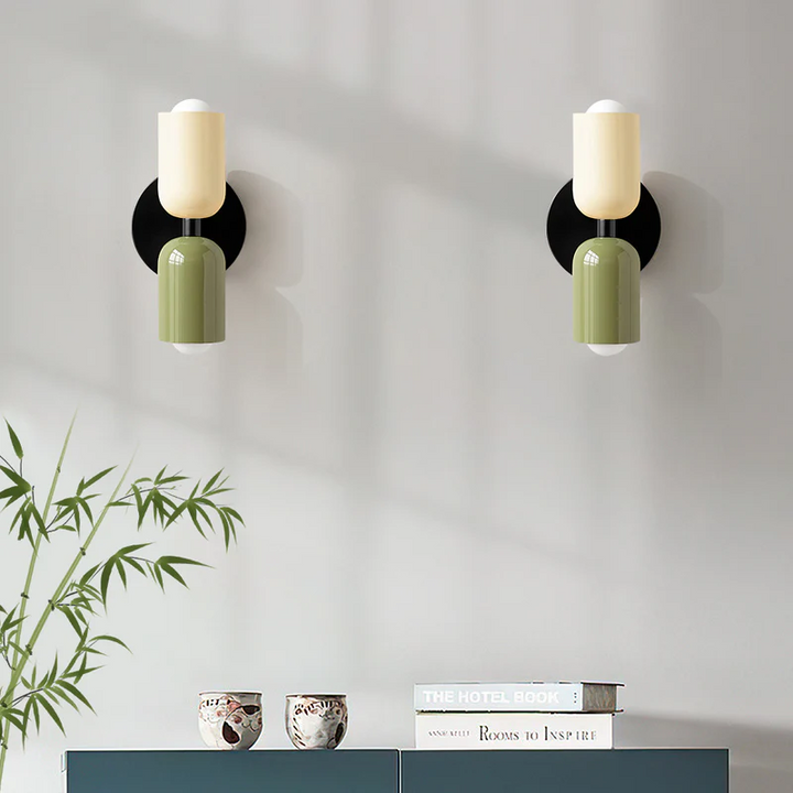 BowLift | Wall Light Modern Dual Glass Sconce Fixture