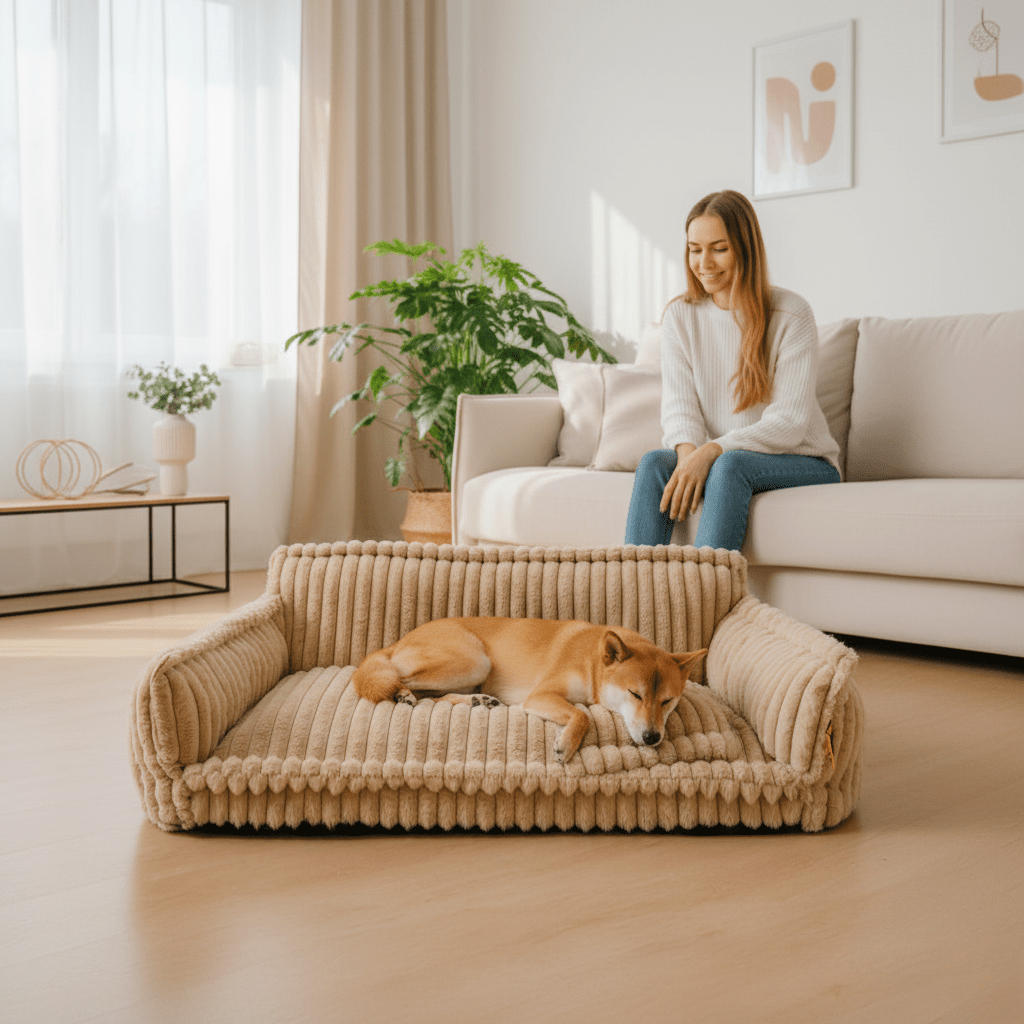 BowLift | Soft & washable orthopedic dog sofa for pets