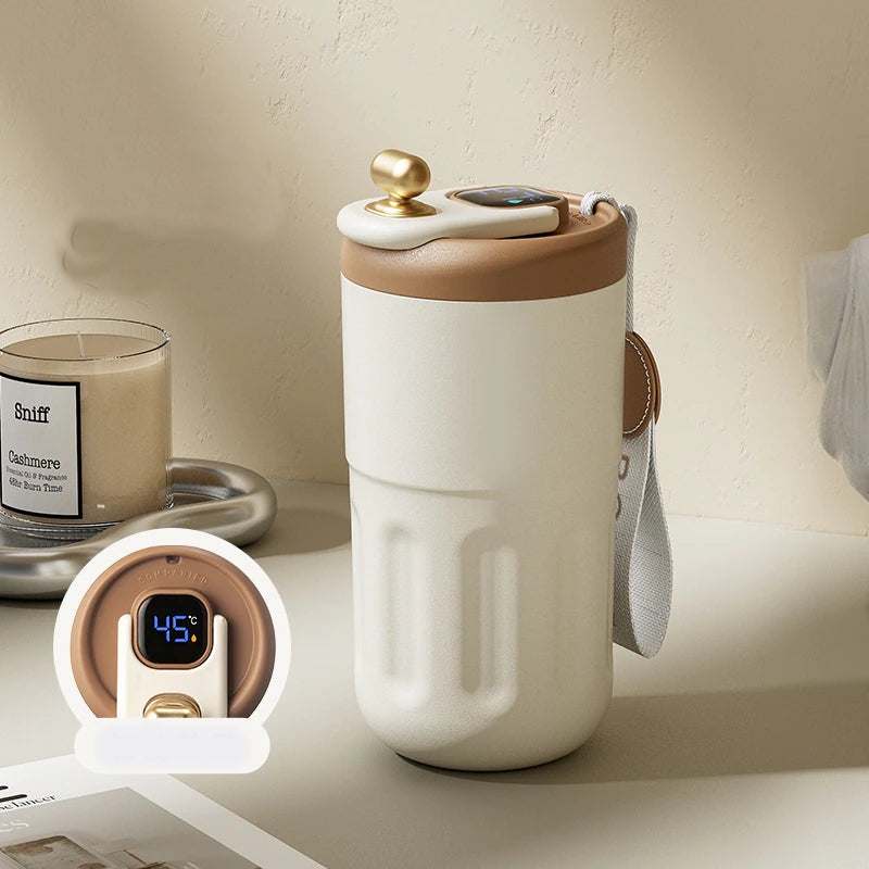 Portable Smart Stainless Steel Coffee Cup | Bowlift