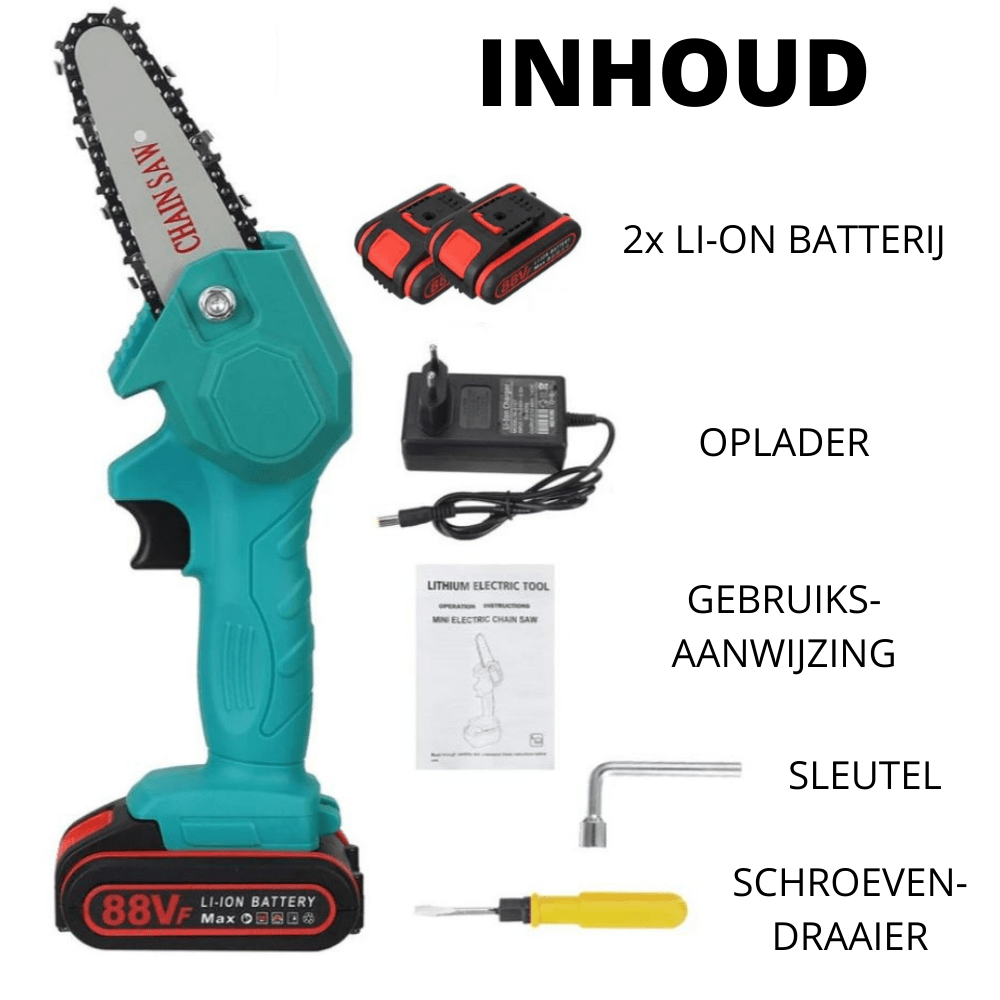 BowLift | Electric Battery Chainsaw – Lightweight & Powerful for Garden Work