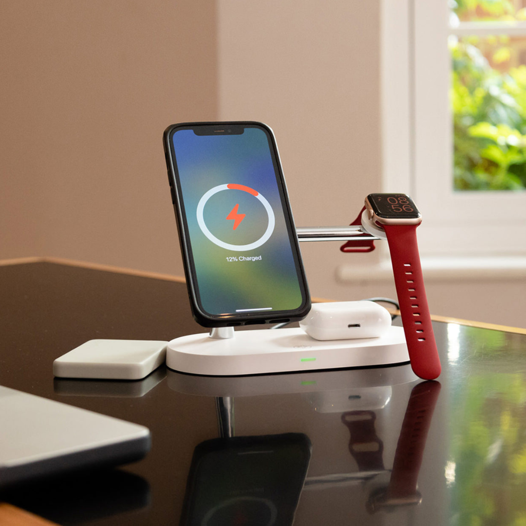 BowLift | Charging Station with Wireless Pad and Watch Stand