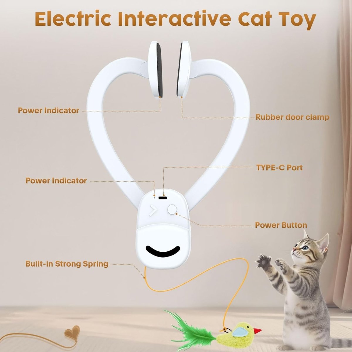 BowLift | Flying Bird Toy That Entertains Cats